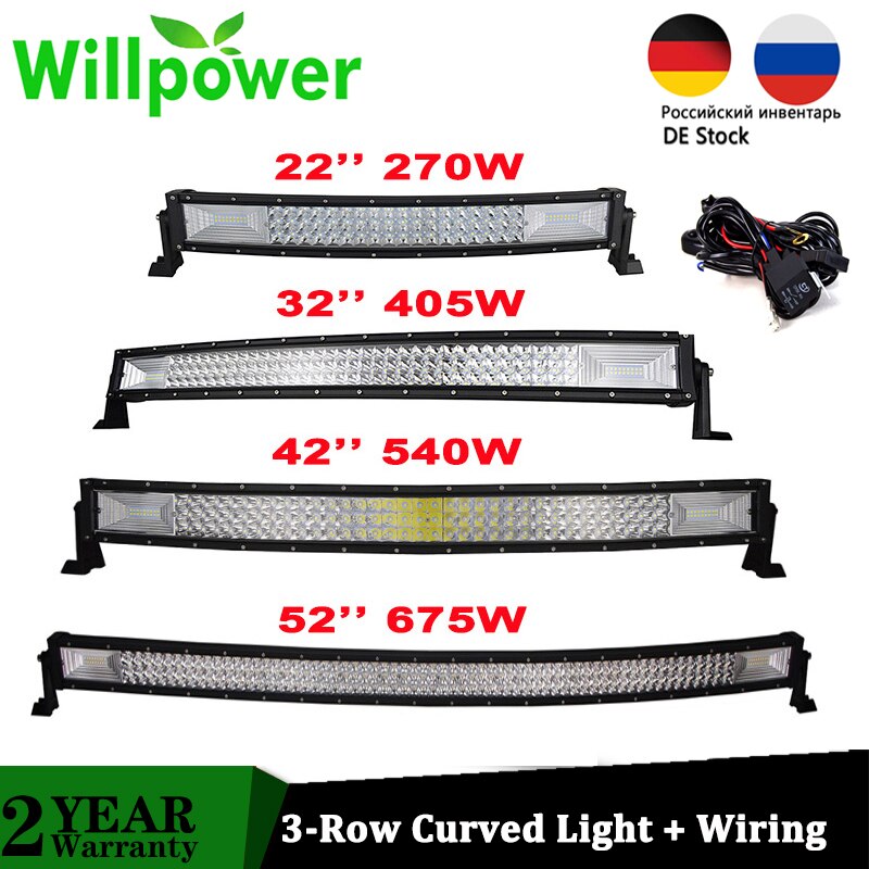 Willpower 3-Row 22 &32& 42 &52&  LED Ʈ  540W..